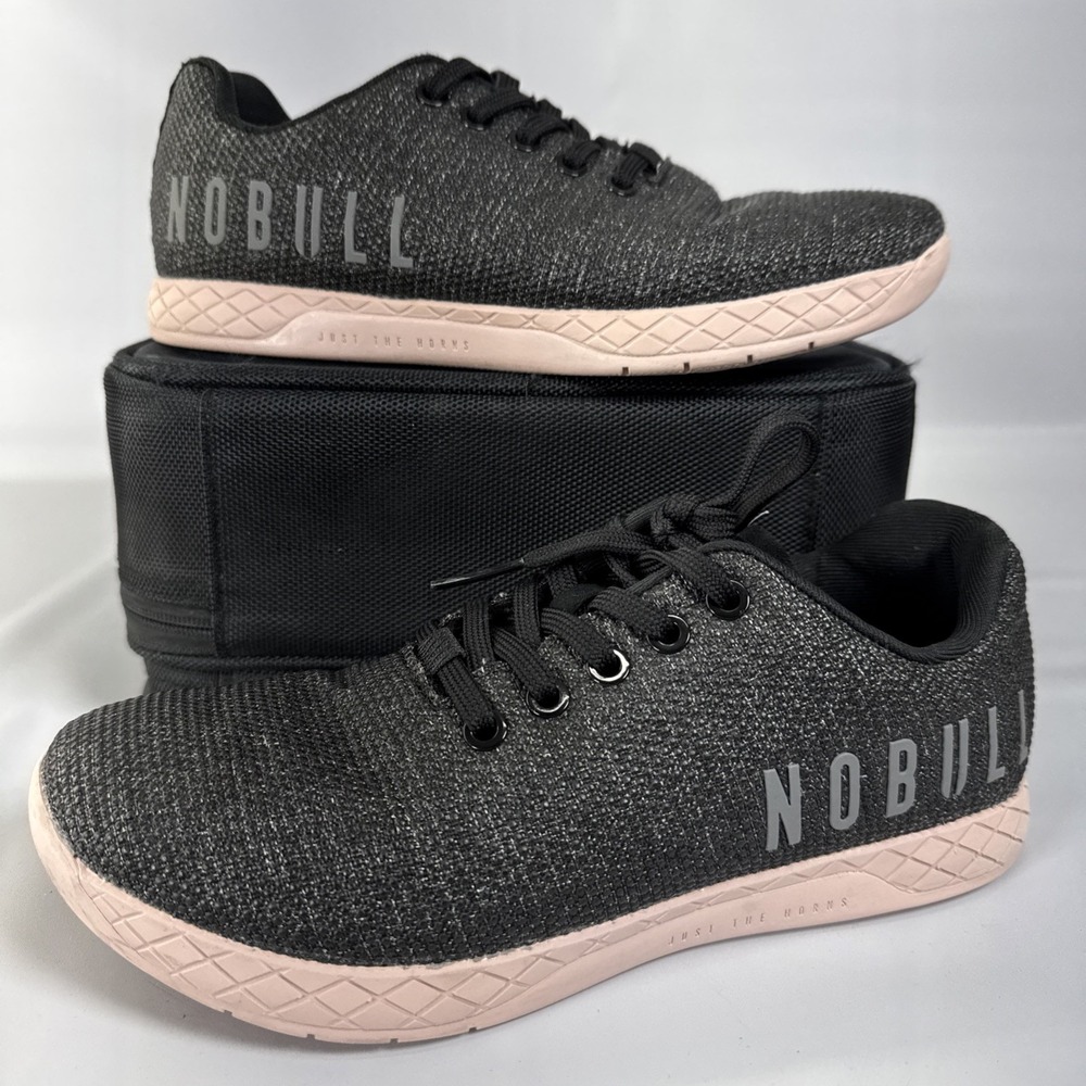 Nobull Unisex Outwork Black Pink Super Fabric Athletic Shoe Size M6/WM7.5‎